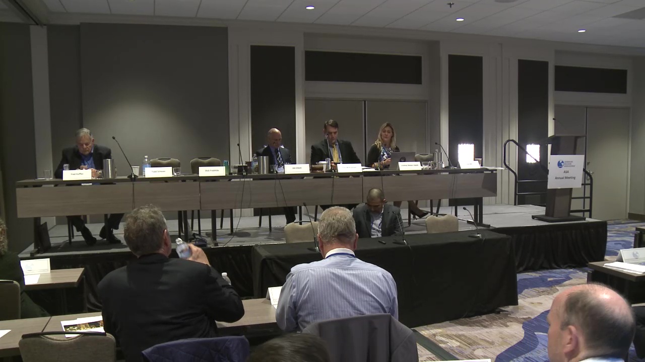 ASA 2019 Meeting - ASA Working Luncheon – Interactive Panel with